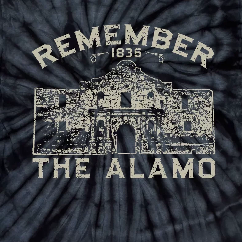 Remember The Alamo Souvenir History San Antonio Texas Tie-Dye T-Shirt