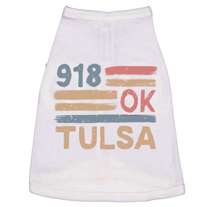 Retro Tulsa Area Code 918 Residents State Oklahoma Doggie Tank