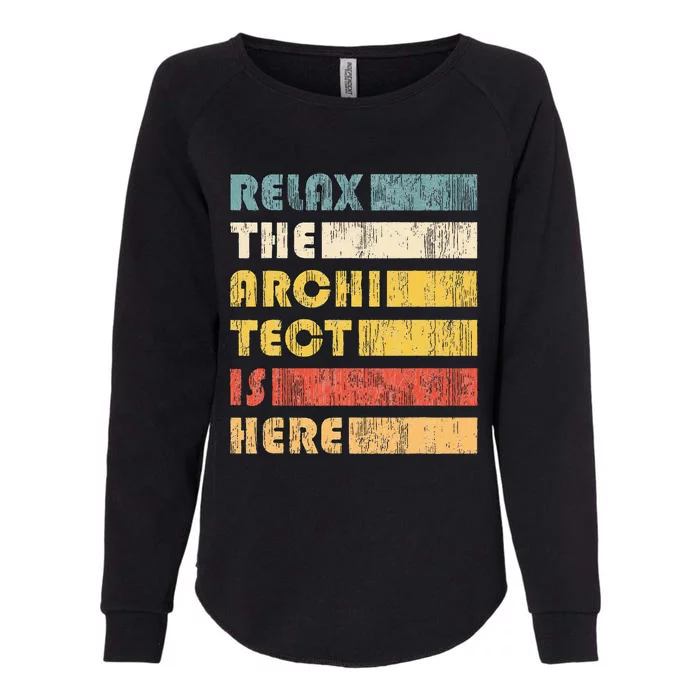 Relax The Architect For Civil Engineers & Architects Womens California Wash Sweatshirt