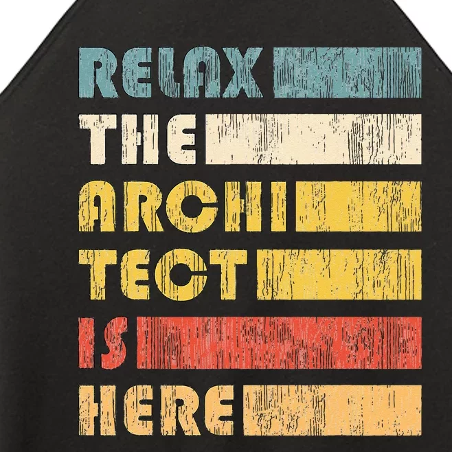 Relax The Architect For Civil Engineers & Architects Women’s Perfect Tri Rocker Tank