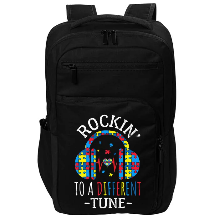 Rocking To A Different Tune Autism Awareness Impact Tech Backpack