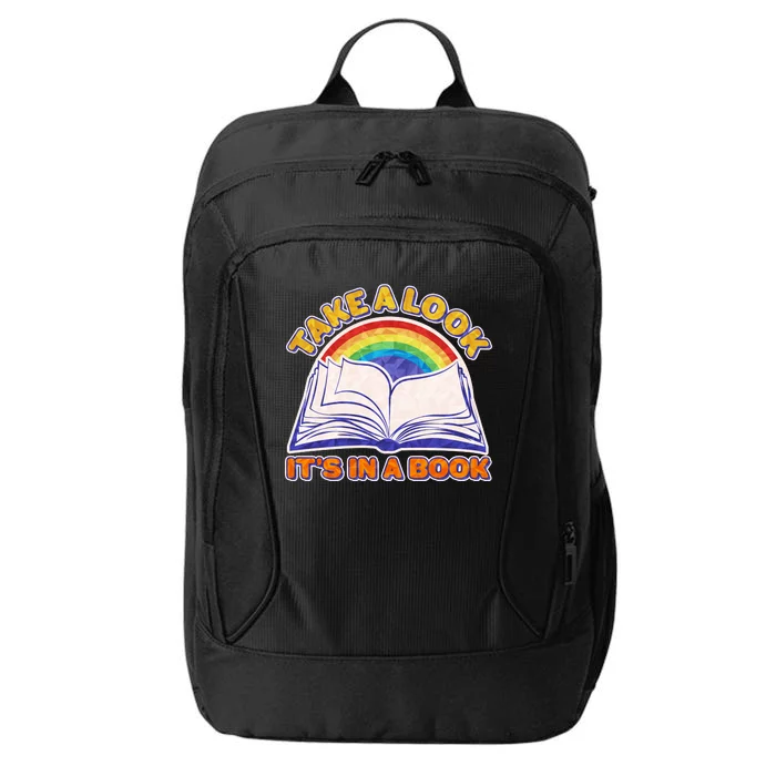 Retro Take A Look It's In A Book Reading Fan City Backpack