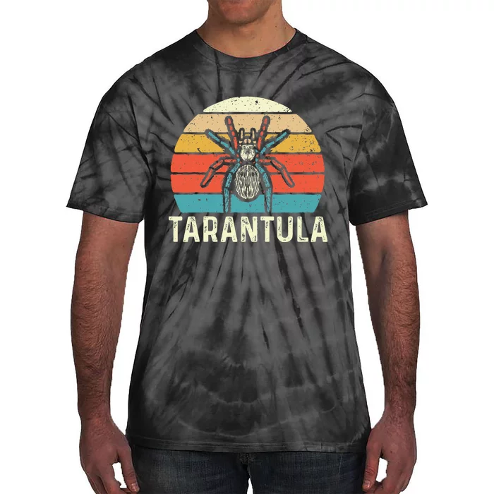 Retro Tarantula Arthropod Arachnid Arachnophile Spider Tie-Dye T-Shirt