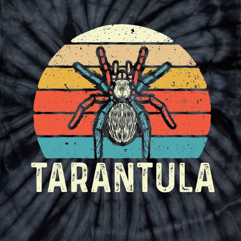 Retro Tarantula Arthropod Arachnid Arachnophile Spider Tie-Dye T-Shirt