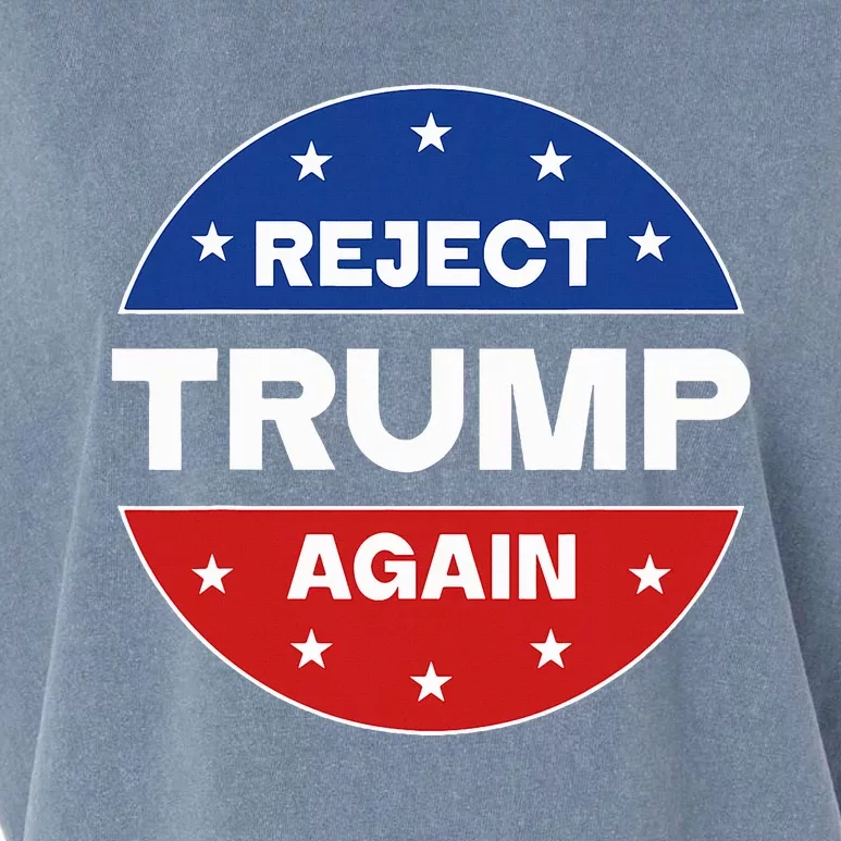 Reject Trump Again Election 2024 Garment-Dyed Women's Muscle Tee