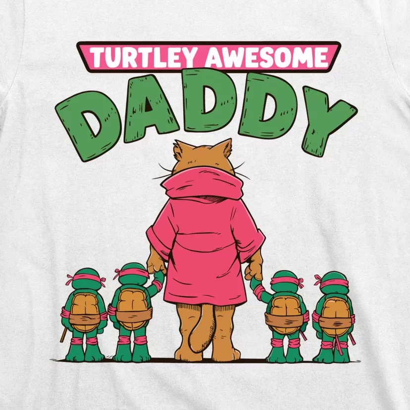 Retro Turtley Awesome Daddy T-Shirt