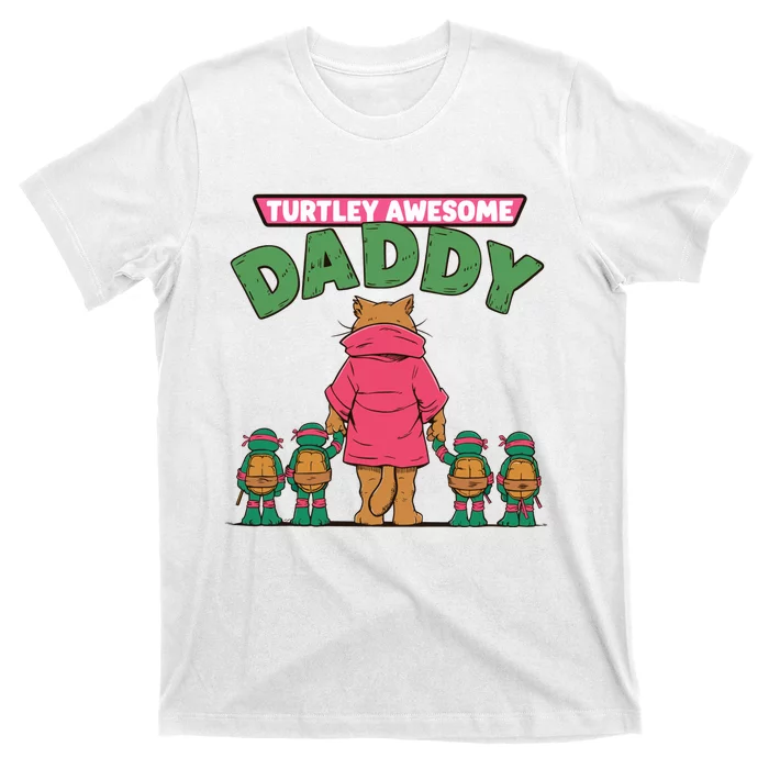 Retro Turtley Awesome Daddy T-Shirt