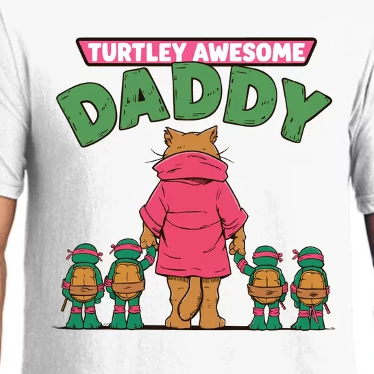 Retro Turtley Awesome Daddy Pajama Set