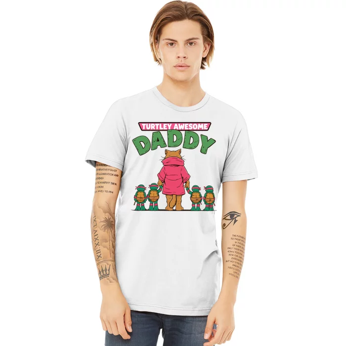 Retro Turtley Awesome Daddy Premium T-Shirt