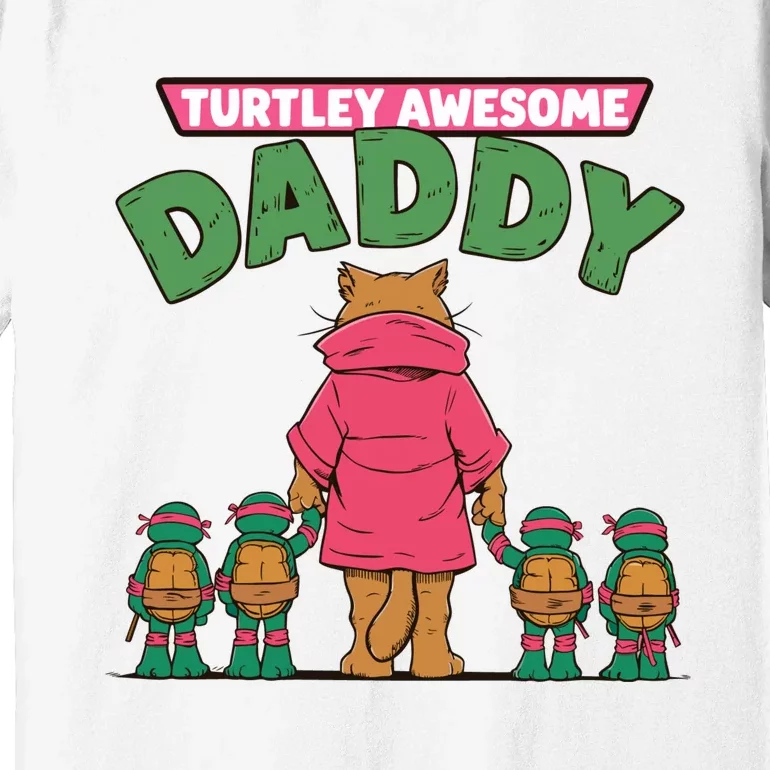 Retro Turtley Awesome Daddy Premium T-Shirt