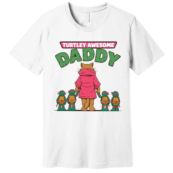 Retro Turtley Awesome Daddy Premium T-Shirt