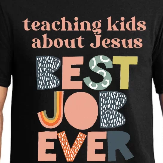 Retro Teaching About Jesus is the Best Job Ever Pajama Set