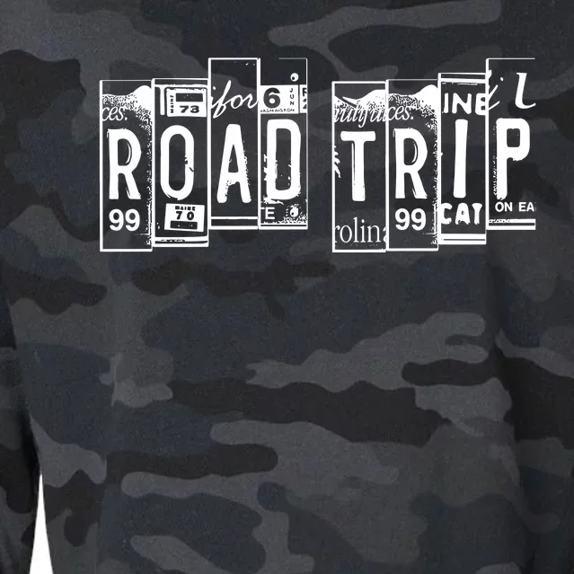 Road Trip Adventure Lover Cropped Pullover Crew