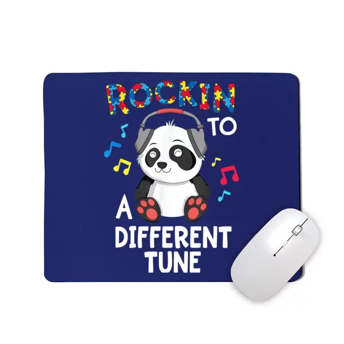 Rockin To A Different Tune Autism Awarness Mousepad