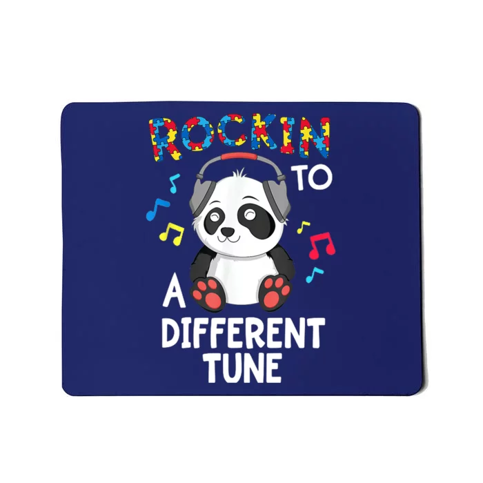 Rockin To A Different Tune Autism Awarness Mousepad