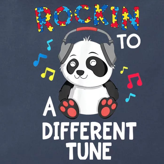 Rockin To A Different Tune Autism Awarness Zip Tote Bag