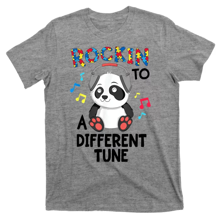 Rockin To A Different Tune Autism Awarness T-Shirt