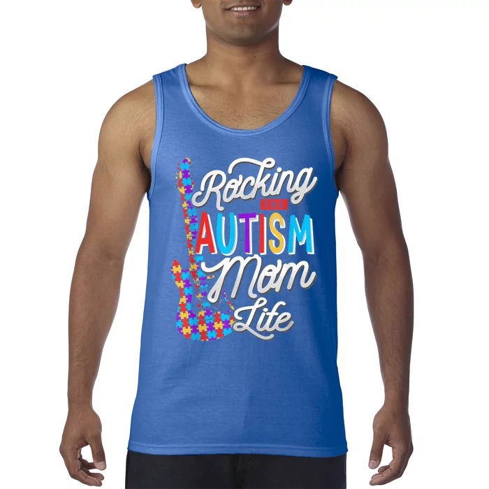 Rocking the Autism Mom life Autism Awareness Tank Top