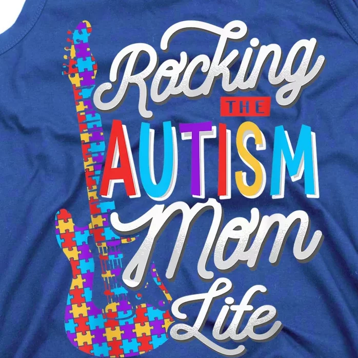 Rocking the Autism Mom life Autism Awareness Tank Top