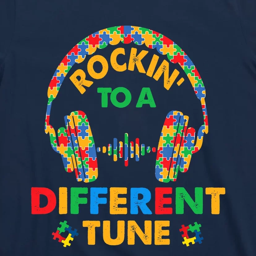 Rockin' To A Different Tune Autistic Awareness T-Shirt