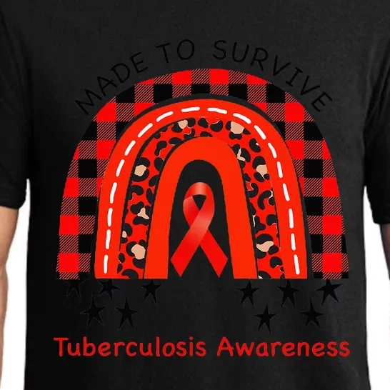 Rainbow Tuberculosis Awareness Red Ribbon World TB Day Pajama Set