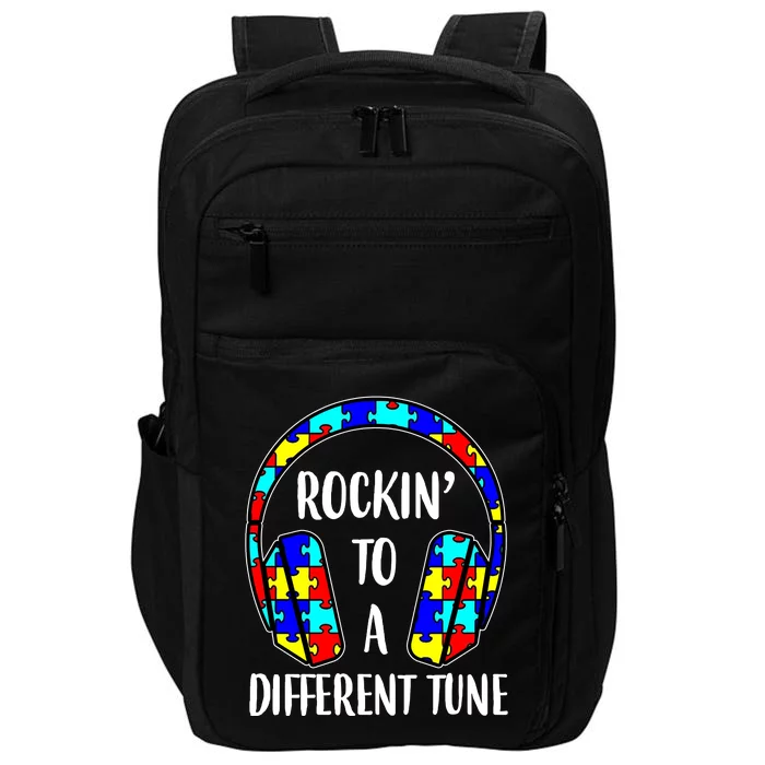 Rockin To A Different Tune Autism Awareness Impact Tech Backpack