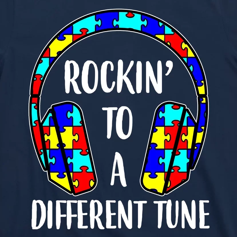 Rockin To A Different Tune Autism Awareness T-Shirt