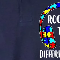 Rockin To A Different Tune Autism Awareness Softstyle Adult Sport Polo