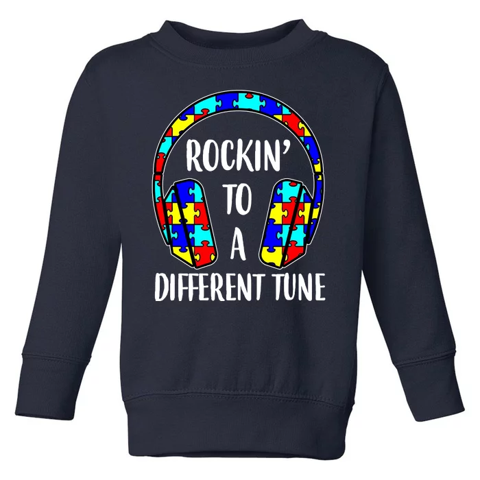 Rockin To A Different Tune Autism Awareness Toddler Sweatshirt