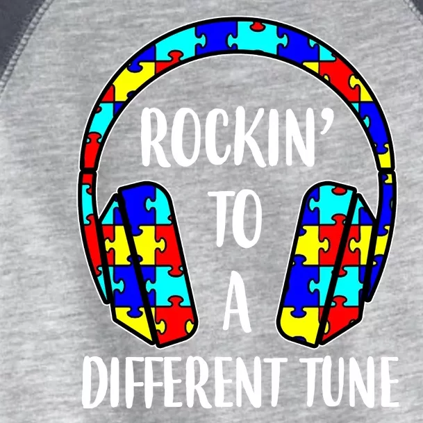 Rockin To A Different Tune Autism Awareness Toddler Fine Jersey T-Shirt