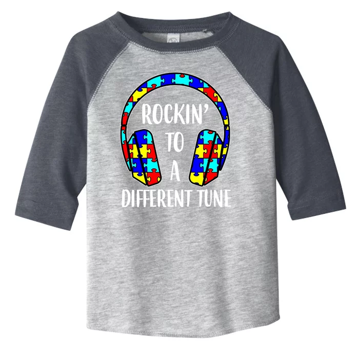 Rockin To A Different Tune Autism Awareness Toddler Fine Jersey T-Shirt