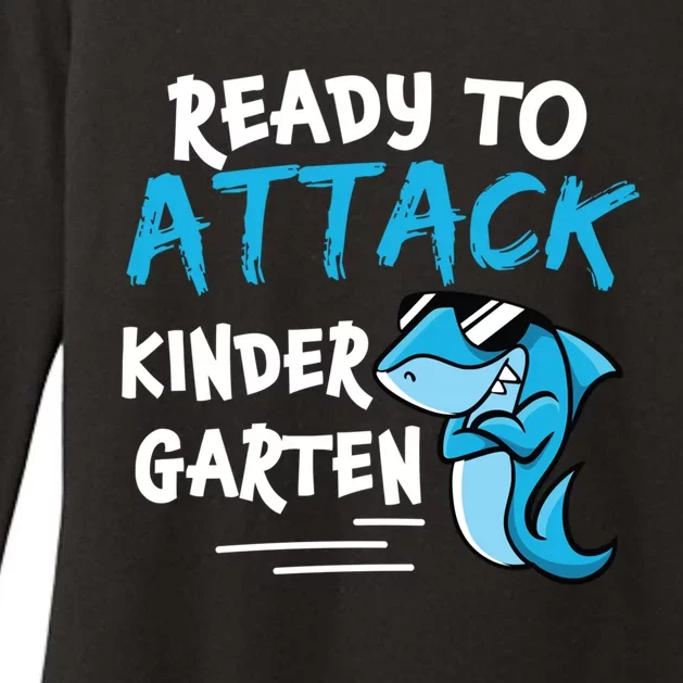 Ready To Attack Kindergarten Cute Kindergarten Funny Gift Womens CVC Long Sleeve Shirt