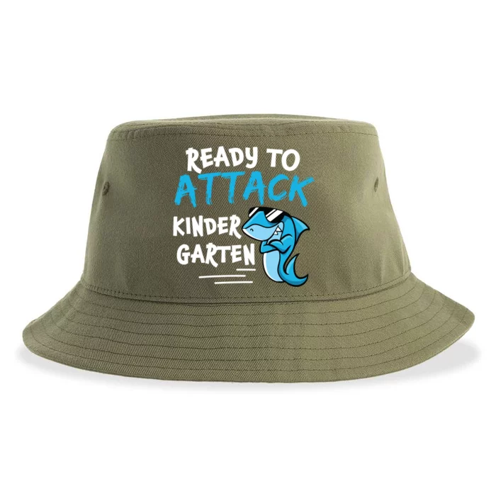 Ready To Attack Kindergarten Cute Kindergarten Funny Gift Sustainable Bucket Hat