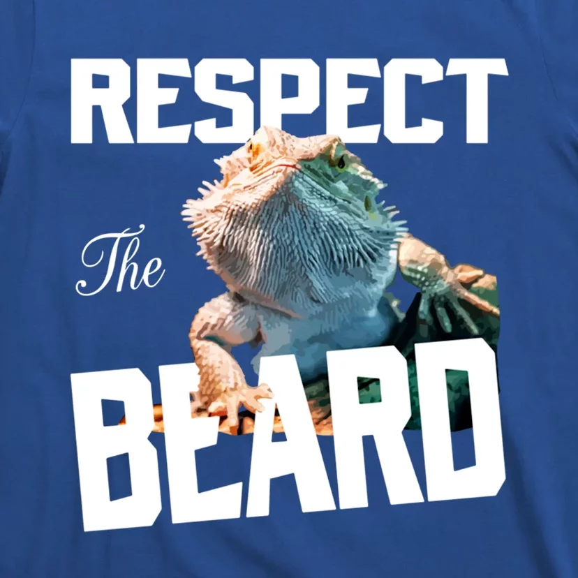 Respect The Beard Reptile Lizard Gift T-Shirt