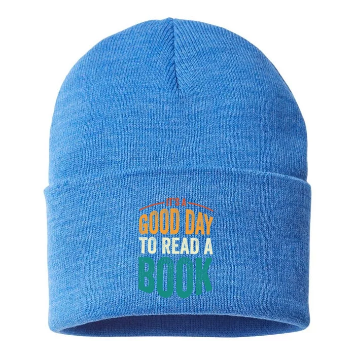 Reading Teacher Bookworm Its A Good Day To Read A Book Gift Sustainable Knit Beanie