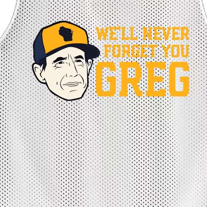 Reviewing The Brew Craig Counsell WeLl Never Forget You Greg Mesh Reversible Basketball Jersey Tank