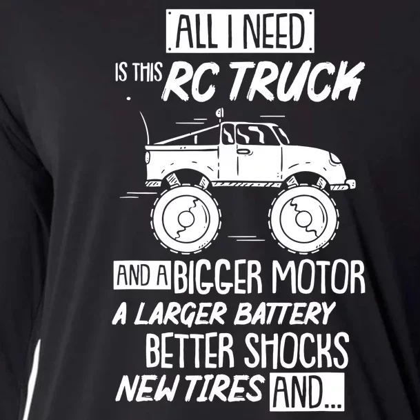 Rc Truck Bigger Motor Larger Battery Funny Cooling Performance Long Sleeve Crew