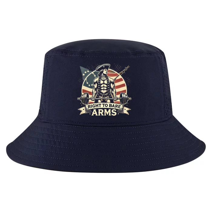 Right To Bare Arms 4th Of July Funny Cool Comfort Performance Bucket Hat