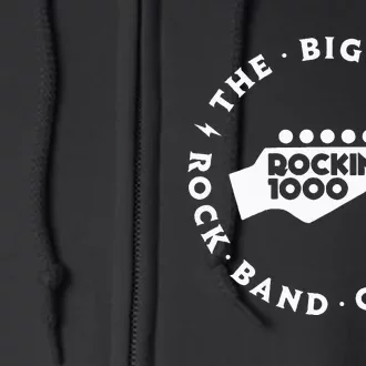 Rockin1000 The Biggest Rock Band On Earth Circle Version Full Zip Hoodie