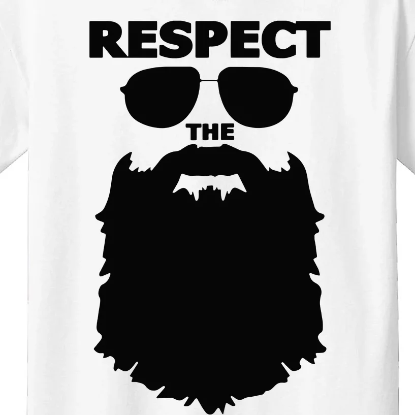 Respect The Beard Novelty Graphic Great Gift Kids T-Shirt