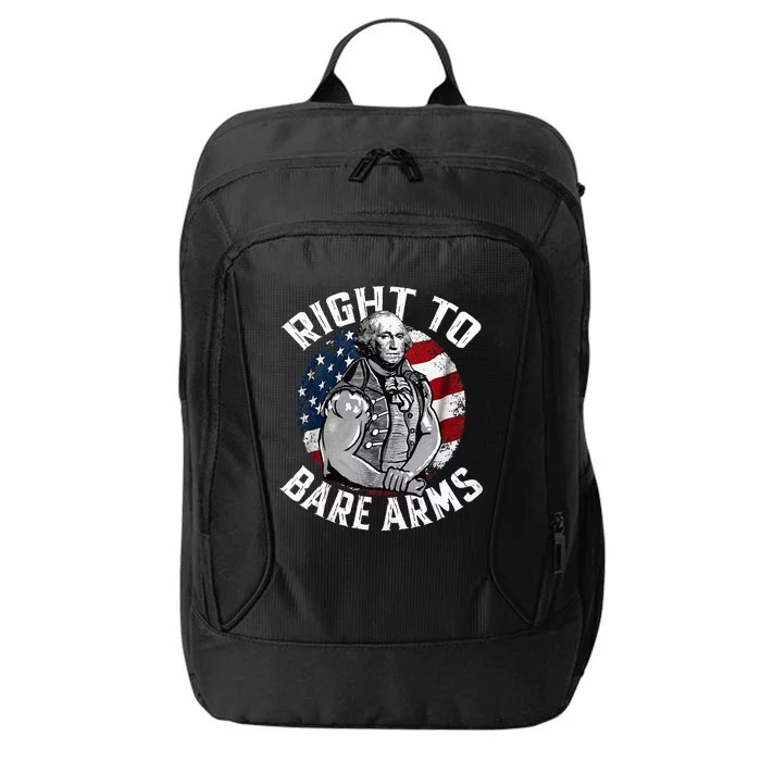 Right To Bare Arms 4th Of July Gym George Washington City Backpack