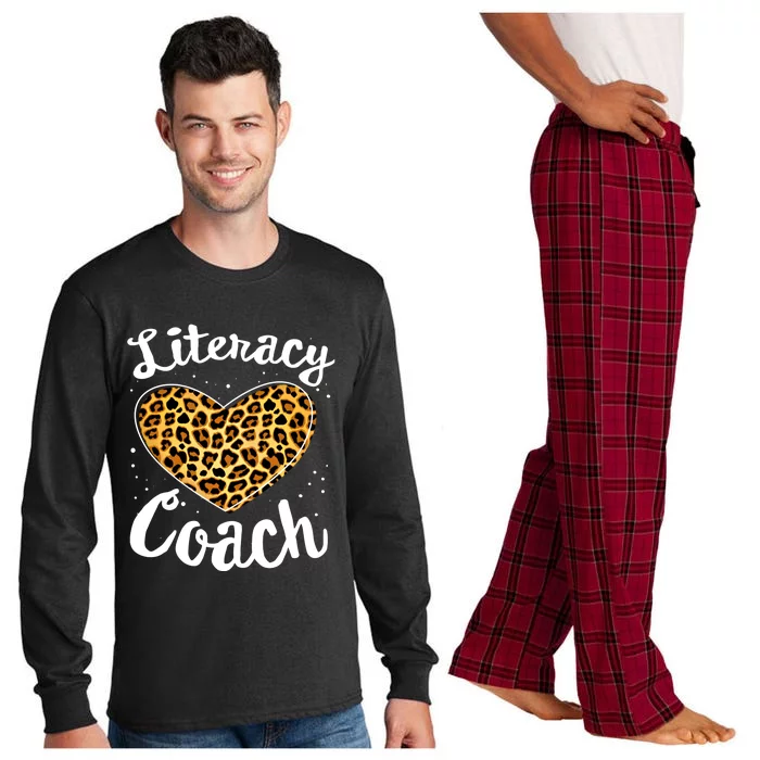 Reading Teacher Back School Special Literacy Coach Squad Gift Long Sleeve Pajama Set