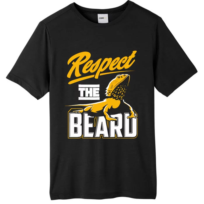 Respect The Beard Pogona & Bearded Dragon ChromaSoft Performance T-Shirt