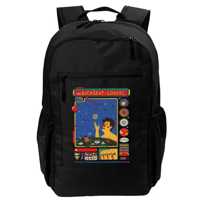 Retro The Backseat Lovers Waiting To Spill Love Music Lover Daily Commute Backpack