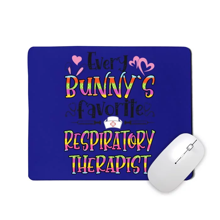 Respiratory Therapist Bunnys Favorite Nurse Easter Day Gift Mousepad