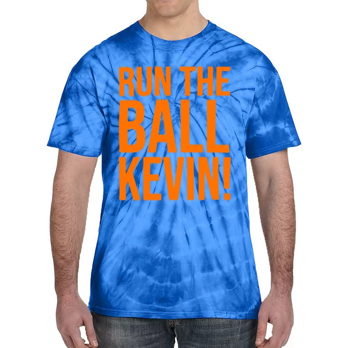 Run The Ball Kevin Gift Tie-Dye T-Shirt