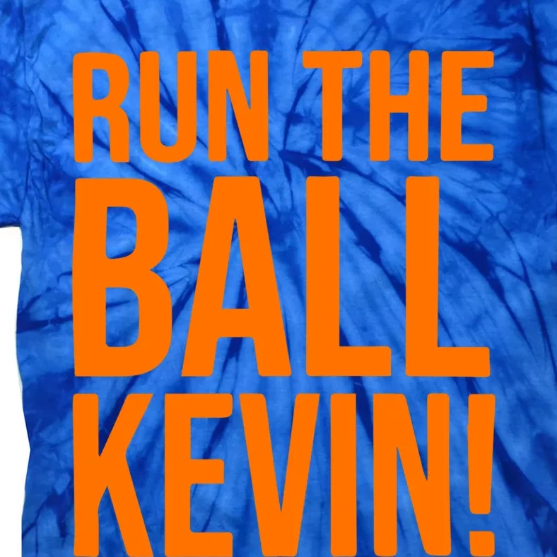 Run The Ball Kevin Gift Tie-Dye T-Shirt