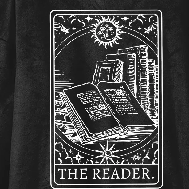 Reader Tarot Bookish Hooded Wearable Blanket