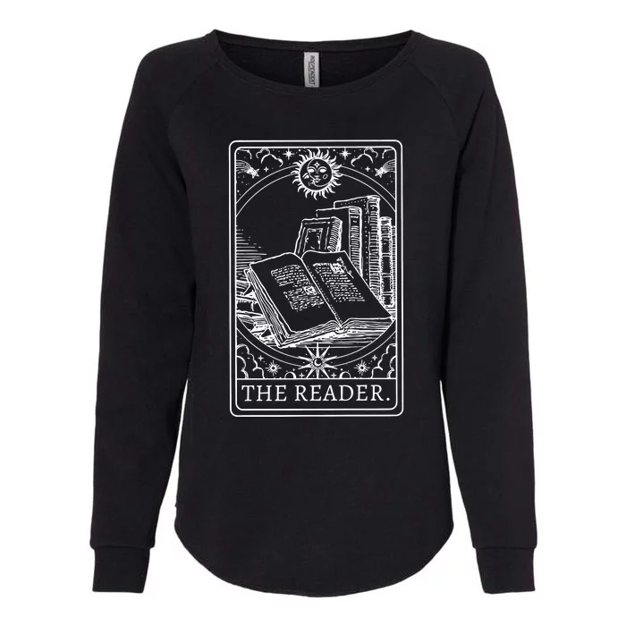 Reader Tarot Bookish Womens California Wash Sweatshirt