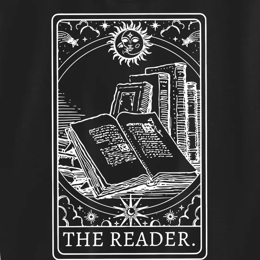 Reader Tarot Bookish Kids Sweatshirt